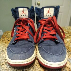 Nike Air Jordan 1 High Strap Olympic 342132 461 Mens 9.5 Basketball Running